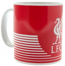 Ceramic mug FC Liverpool: pattern LN logo (capacity 320 ml) white