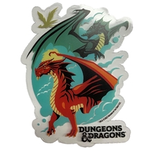 Dungeons and Dragons sticker set, 4 pcs