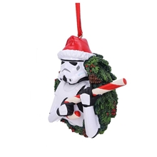 Star Wars Christmas Ornament - Stormtrooper with a Christmas Wreath