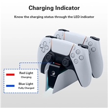 Honcam Tri-Protection Safety Dual Controller Charger - White (PS5)
