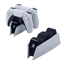 Honcam Tri-Protection Safety Dual Controller Charger - White (PS5)