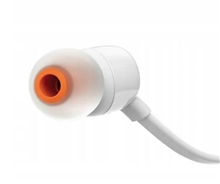 JBL Tune 160 Tune In-Ear Headphone with Pure Bass Sound - White