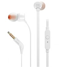 JBL Tune 160 Tune In-Ear Headphone with Pure Bass Sound - White