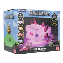 Lamp MINECRAFT AXOLOTL multicolor light (21 CM) (SALE)