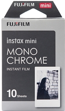 Fujifilm - Instax Mini Film Monochrome 10-Pack