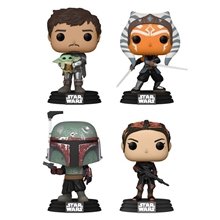 Funko Pop! Disney 4-Pack: Star Wars - The Mandalorian with Grogu