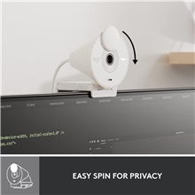 Logitech - Brio 300 Full HD webcam - Off-white