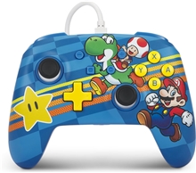 PowerA Enhanced Wired Controller - Mushroom Kingdom Friends (SWITCH)