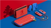 Nintendo Switch Console - Mario Red & Blue Edition + Carry Case (SWITCH)