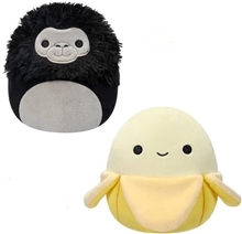 Squishmallows: Flip A Mallows - 13 cm Plush - Banana/Gorilla