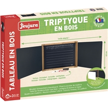 Jeujura Wooden three-panel multifunctional board 156 x 43 cm with accessories