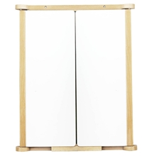 Jeujura Wooden three-panel double-sided board 82 x 56 cm with accessories