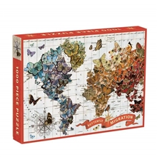 Galison Puzzle Wendy's Golden Butterfly Migration 1000 pieces