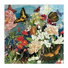 Galison Wooden Puzzle Butterfly Garden 144 Pieces