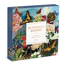 Galison Wooden Puzzle Butterfly Garden 144 Pieces