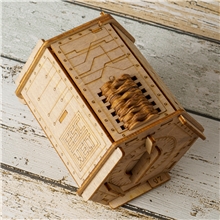 EscapeWelt Wooden Puzzle Fort Knox