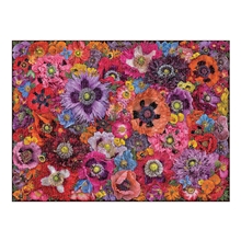 Galison Puzzle Bees Among Poppy Flowers 1000 Pieces