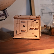EscapeWelt 3D Wooden Mechanical Puzzle: Space Capsule
