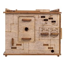 EscapeWelt 3D Wooden Mechanical Puzzle: Space Capsule