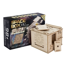 EscapeWelt 3D Wooden Mechanical Puzzle: Space Capsule