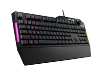 ASUS TUF GAMING K1, membrane, US, black