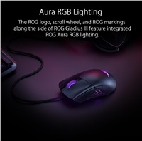 ASUS mouse ROG GLADIUS III (P514), USB, black