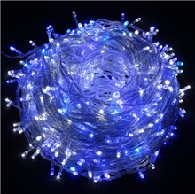 LED lighting - chain, 10 m, blue