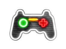 MECHARITE - Controller LED Neon Sign - White