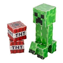 Minecraft Creeper & TNT Construction Kit