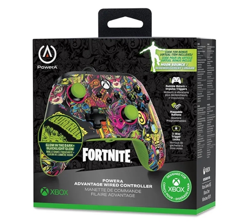 PowerA - Advantage Wired Controller - Fortnite Glow (XSX)