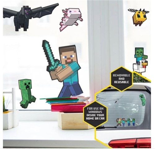 Window Stickers - Minecraft