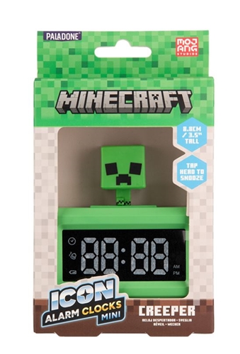 Minecraft Creeper Icon Mini Alarm Clock