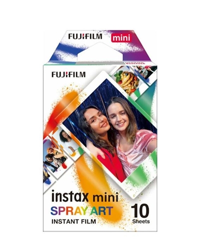 Fujifilm Instax Mini Spray Art Instant Film - 10 Pieces