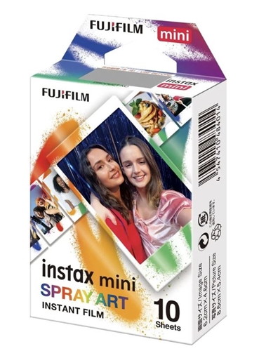 Fujifilm Instax Mini Spray Art Instant Film - 10 Pieces
