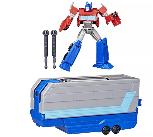 Hasbro Transformers Truck to Playset: Earthspark - Optimus Prime Battle Trailer (G0750)