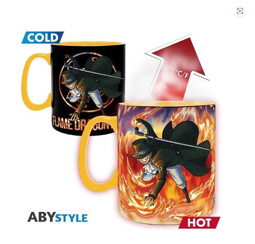 Abysse One Piece - Luffy & Sabo Heat Change Mug (460ml)