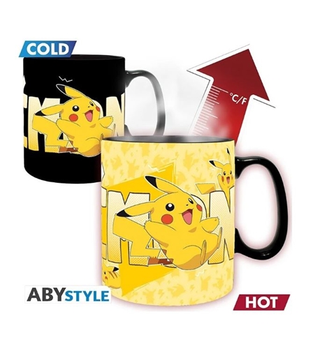 Abysse Nintendo: Pokemon - Pikachu Heat Change Mug (460ml)