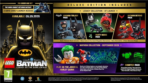 LEGO Batman: Legacy of the Dark Knight - Deluxe Edition (Game-Key Card) (SWITCH 2)