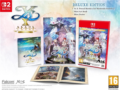 Ys X:Proud Nordics - Deluxe Edition (Game-Key Card) (SWITCH 2)