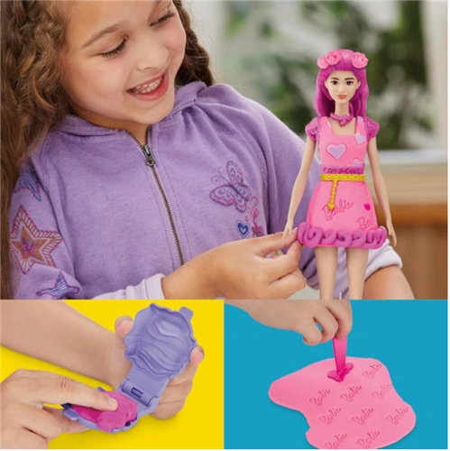 Hasbro Play-Doh: Fashion - Barbie Designer Dolls Hearts And Hair