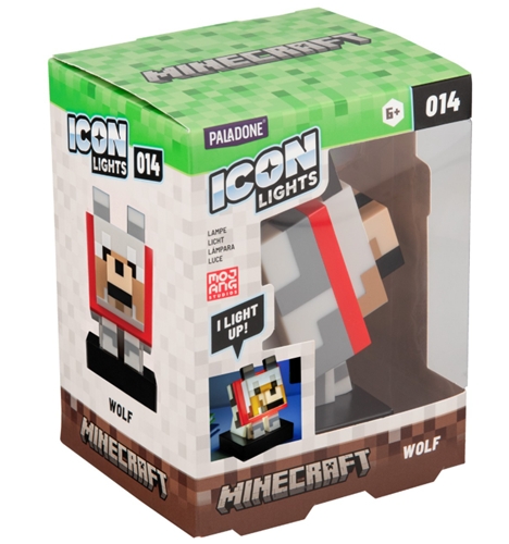 Paladone Icons: Minecraft - Wolf Light