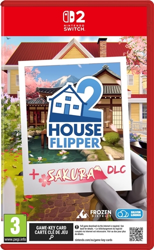 House Flipper 2 + Sakura DLC (Game-Key Card) (SWITCH 2)