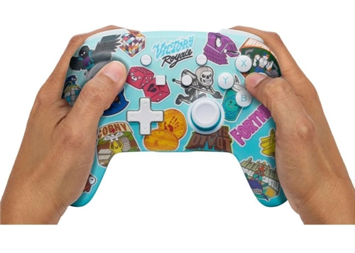 PowerA - Enhanced Wireless Controller - Fortnite Sticker Mania (SWITCH, SWITCH 2)