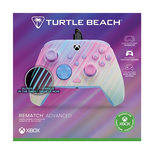 Turtle Beach: Rematch Advanced - Wired Gaming Controller - Cotton Candy (X1/XSX/PC)